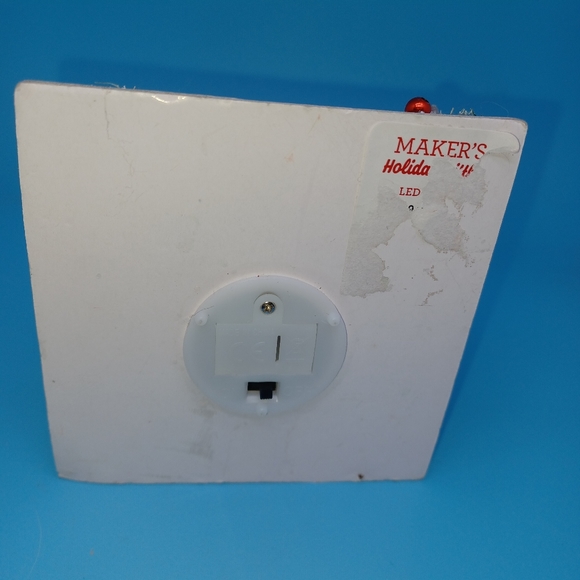 PUTZ HOUSE Mica glitter cardboard Putz house LED lighted. - Picture 5 of 8